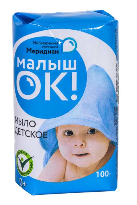 Детское мыло, МалышОК, пудровый аромат