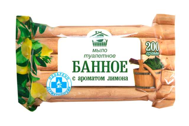 Туалетное мыло, Банное, с ароматом лимона