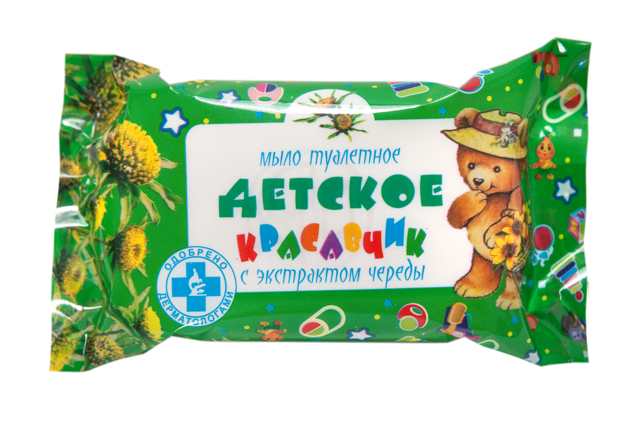 Детское мыло, Красавчик, с экстрактом череды