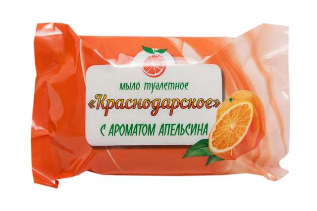 Туалетное мыло, Краснодарское, с ароматом апельсина